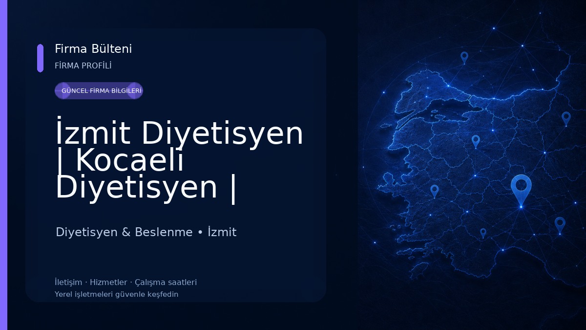 İzmit Diyetisyen | Kocaeli Diyetisyen | Diyetisyen İbrahim Kılıç