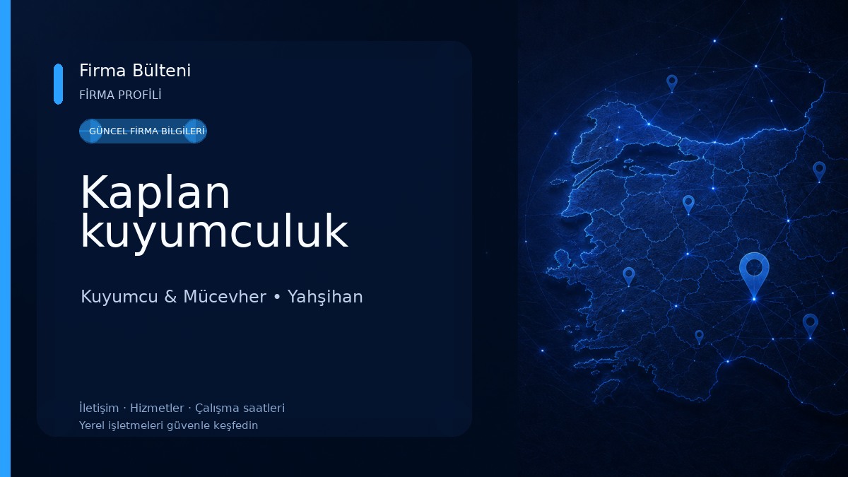 Kaplan kuyumculuk Kuyumcu & Mücevher
