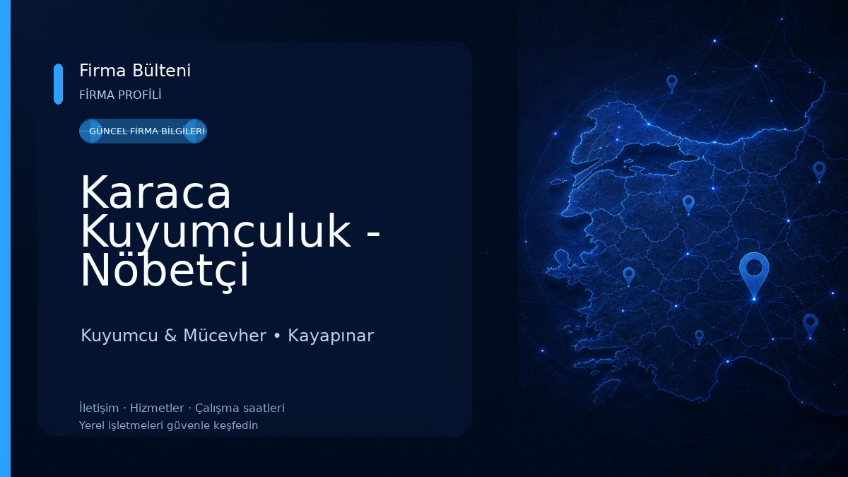 Karaca Kuyumculuk - Nöbetçi Kuyumcu Diyarbakir - En yakın kuyumcu Kuyumcu & Mücevher
