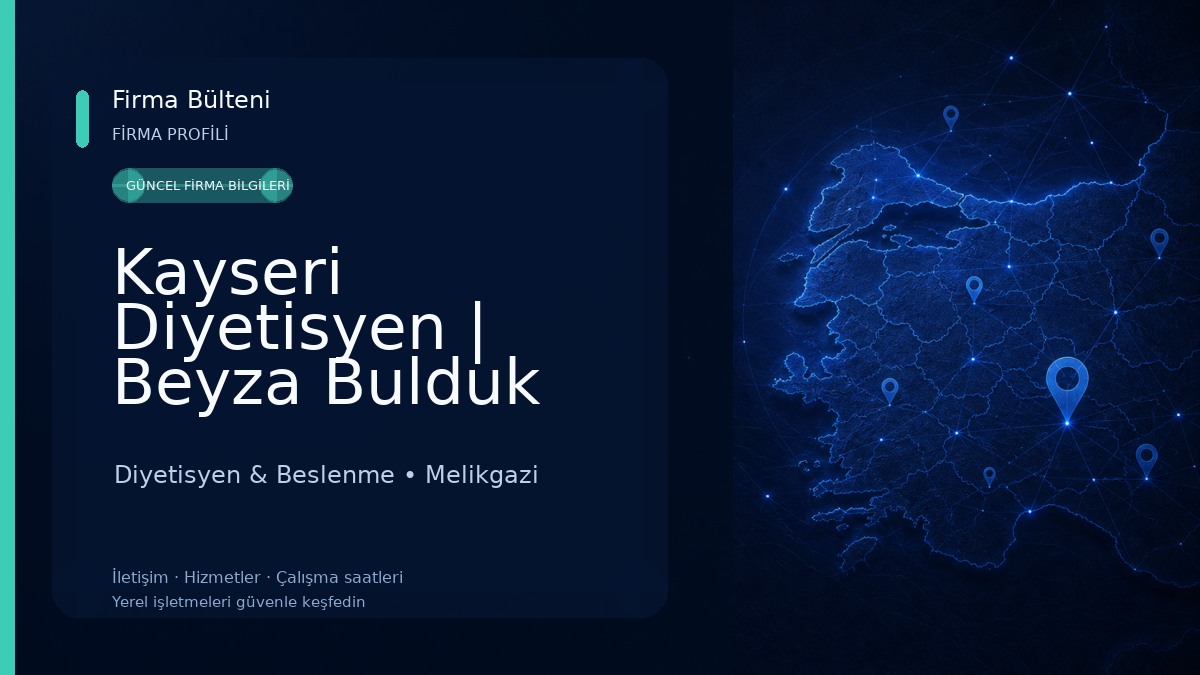 Kayseri Diyetisyen | Beyza Bulduk Diyetisyen & Beslenme