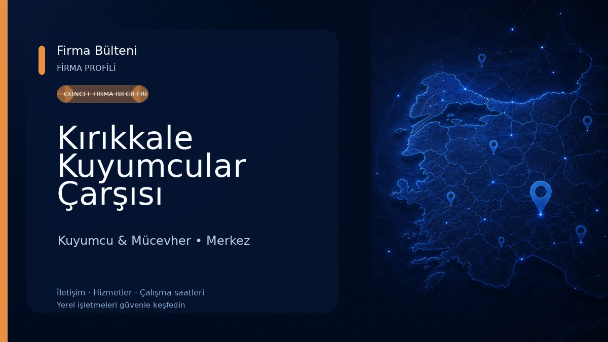 Kırıkkale Kuyumcular Çarşısı Kuyumcu & Mücevher