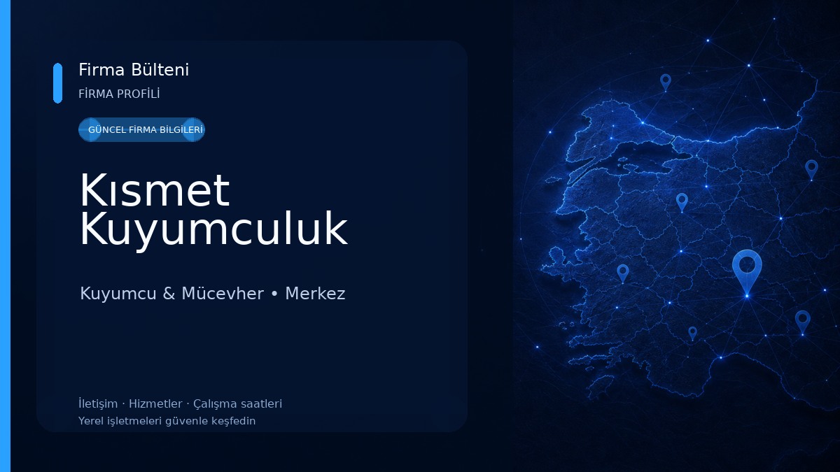 Kısmet Kuyumculuk Kuyumcu & Mücevher
