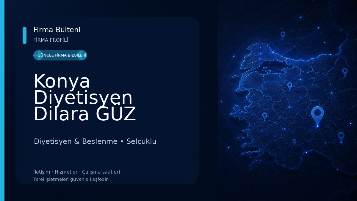 Konya Diyetisyen Dilara GÜZ
