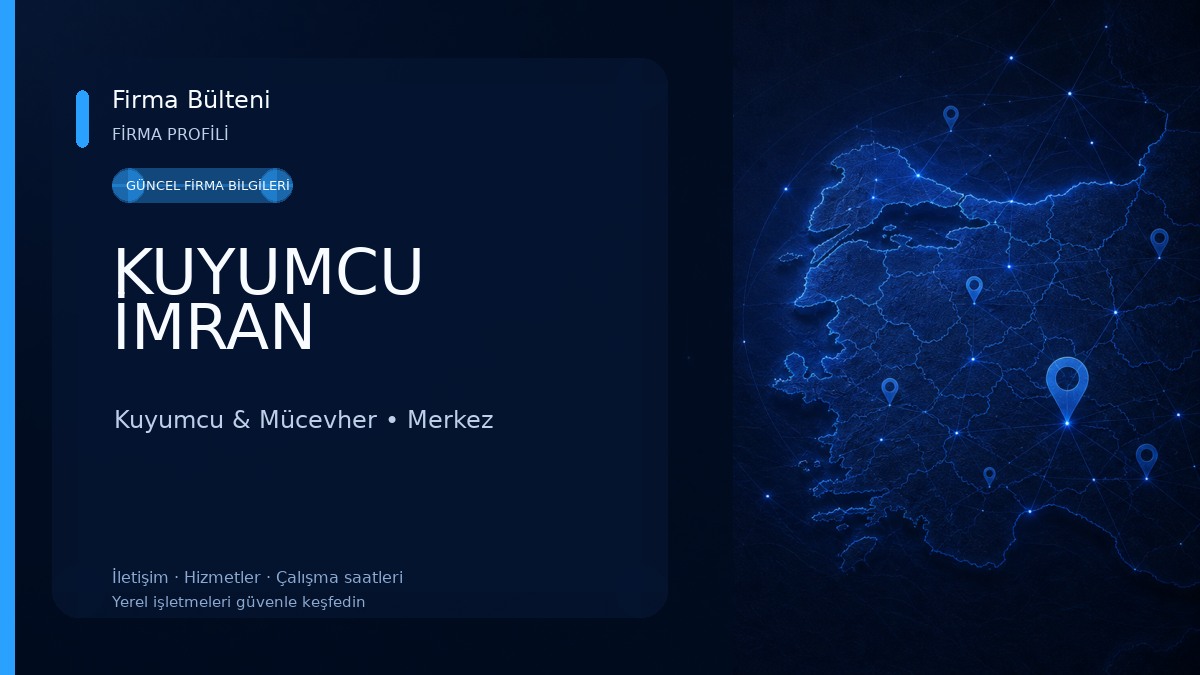 KUYUMCU İMRAN Kuyumcu & Mücevher