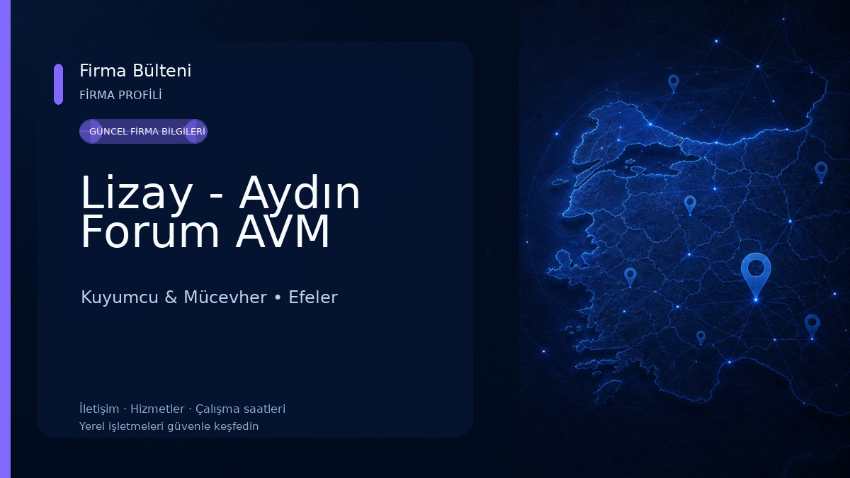 Lizay - Aydın Forum AVM Kuyumcu & Mücevher