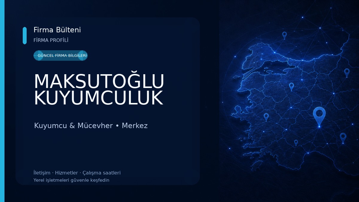 MAKSUTOĞLU KUYUMCULUK