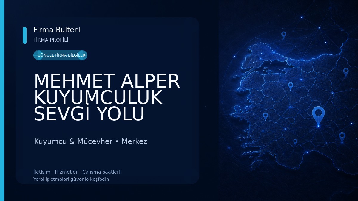 MEHMET ALPER KUYUMCULUK SEVGİ YOLU Kuyumcu & Mücevher