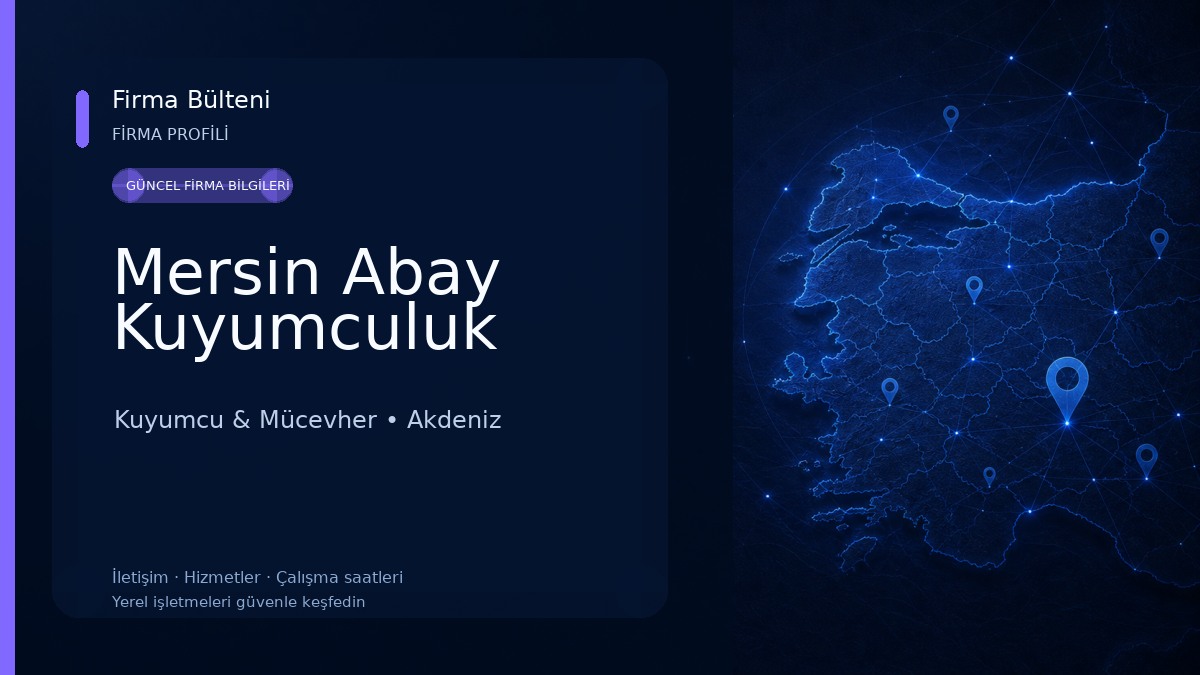 Mersin Abay Kuyumculuk Kuyumcu & Mücevher