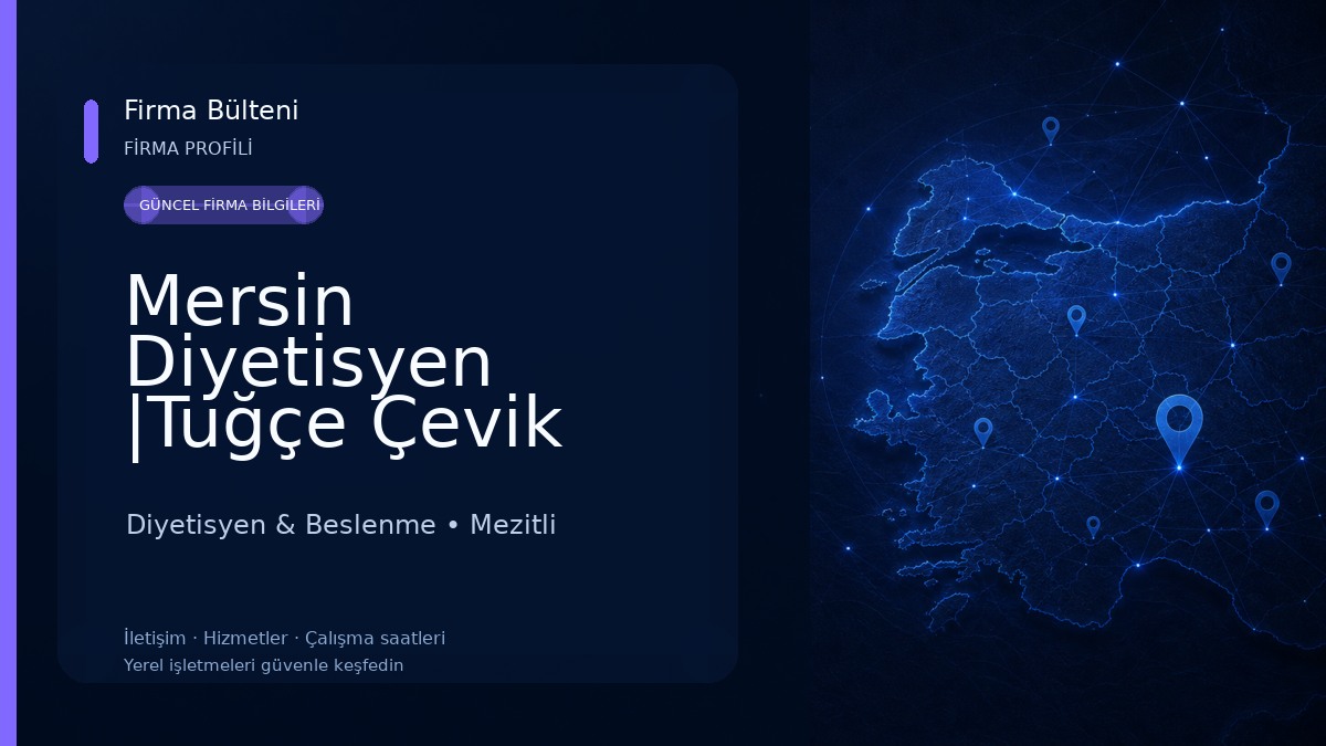 Mersin Diyetisyen |Tuğçe Çevik