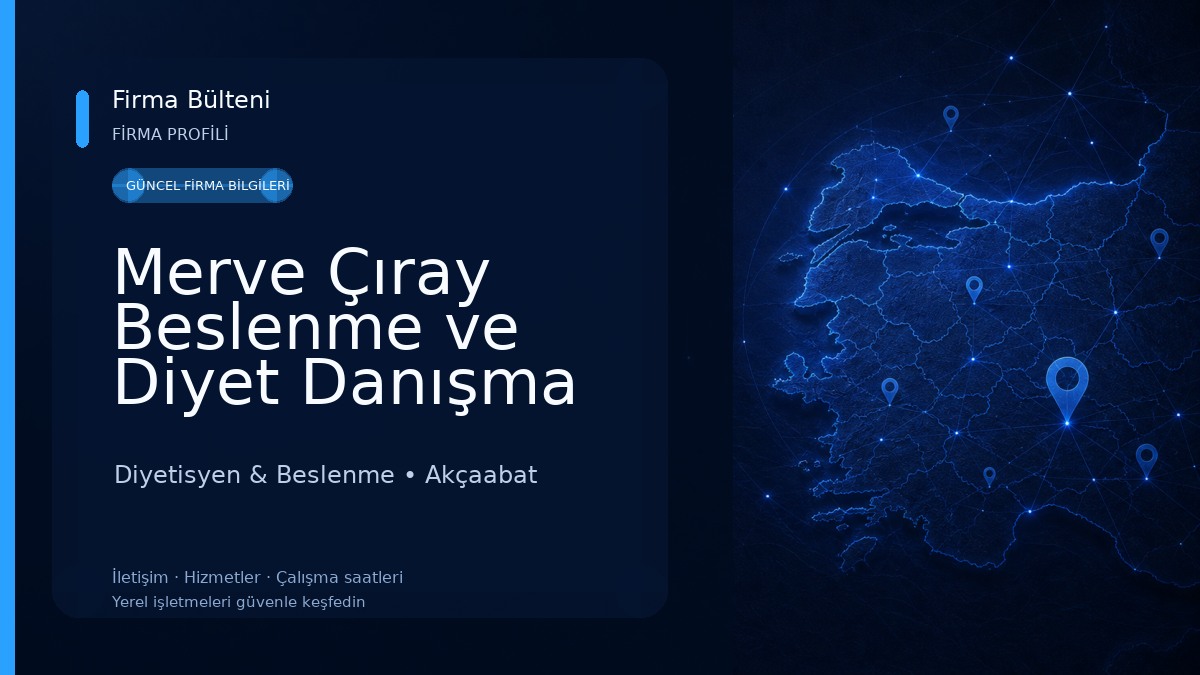 Merve Çıray Beslenme ve Diyet Danışma Merkezi Diyetisyen & Beslenme