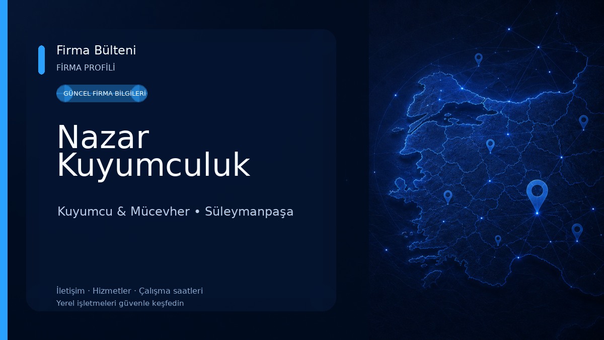 Nazar Kuyumculuk Kuyumcu & Mücevher