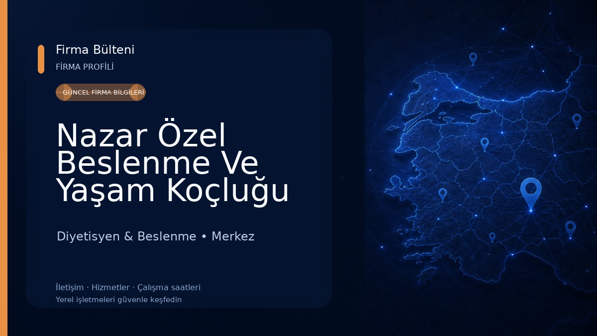 Nazar Özel Beslenme Ve Yaşam Koçluğu Merkezi Afyonkarahisar Şubesi Diyetisyen & Beslenme
