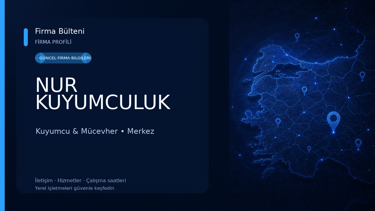NUR KUYUMCULUK Kuyumcu & Mücevher