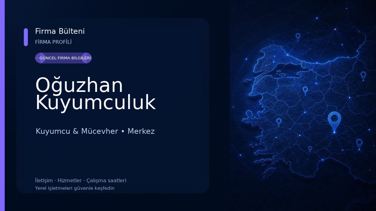 Oğuzhan Kuyumculuk Kuyumcu & Mücevher