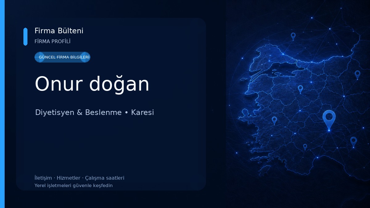 Onur doğan Diyetisyen & Beslenme