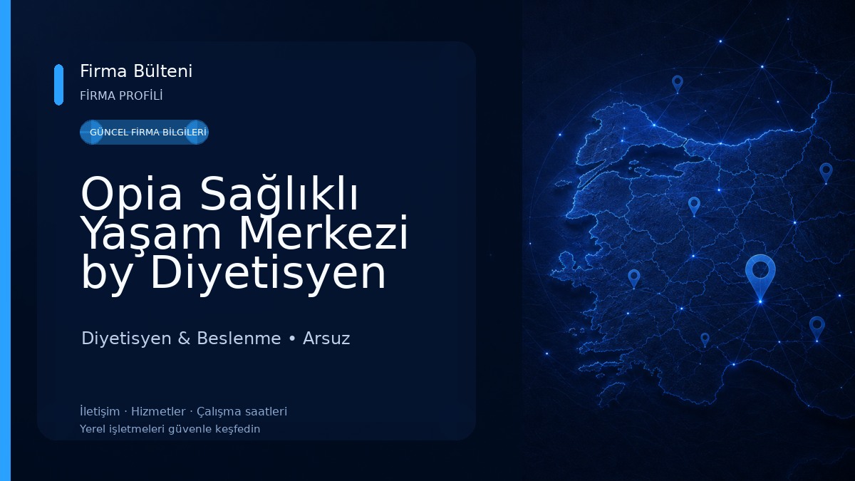 Opia Sağlıklı Yaşam Merkezi by Diyetisyen Eda Gizem Çevik Diyetisyen & Beslenme