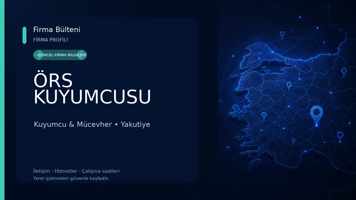 ÖRS KUYUMCUSU 