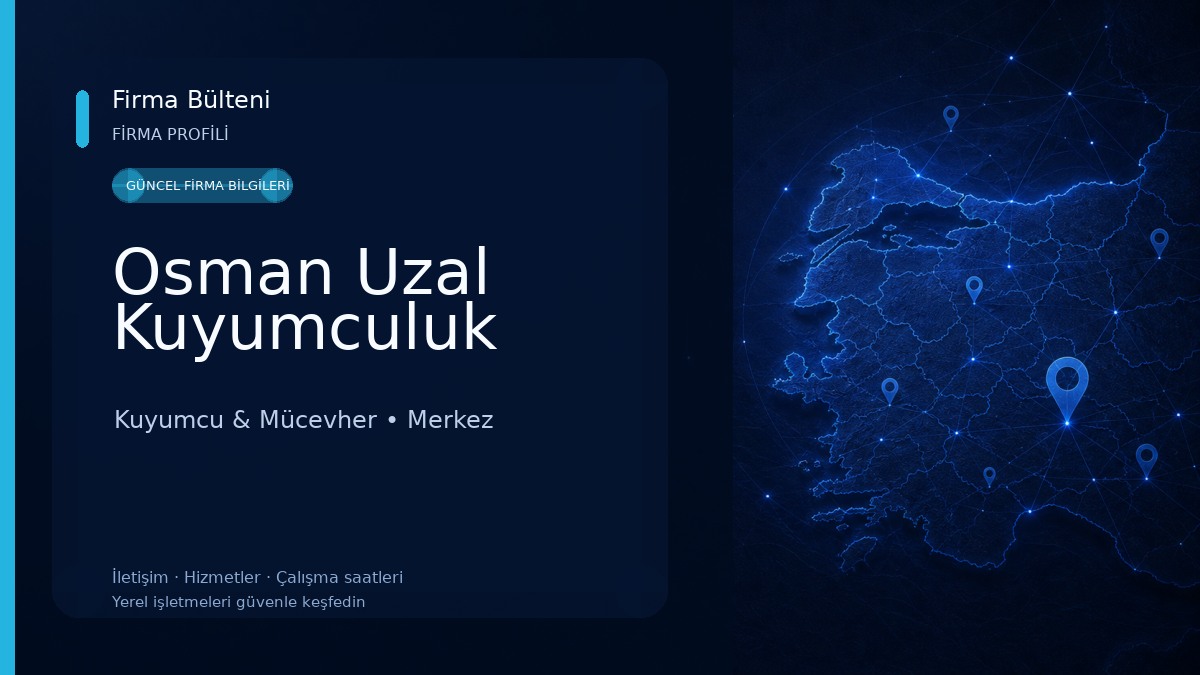 Osman Uzal Kuyumculuk Kuyumcu & Mücevher