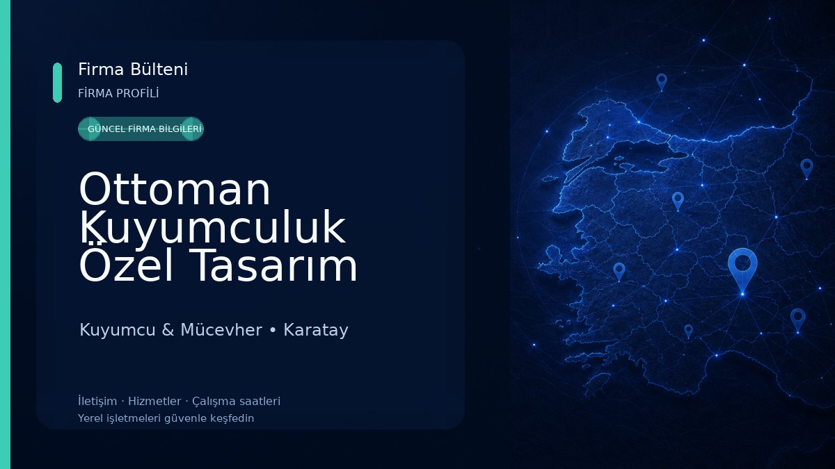 Ottoman Kuyumculuk Özel Tasarım Atölyesi Kuyumcu & Mücevher