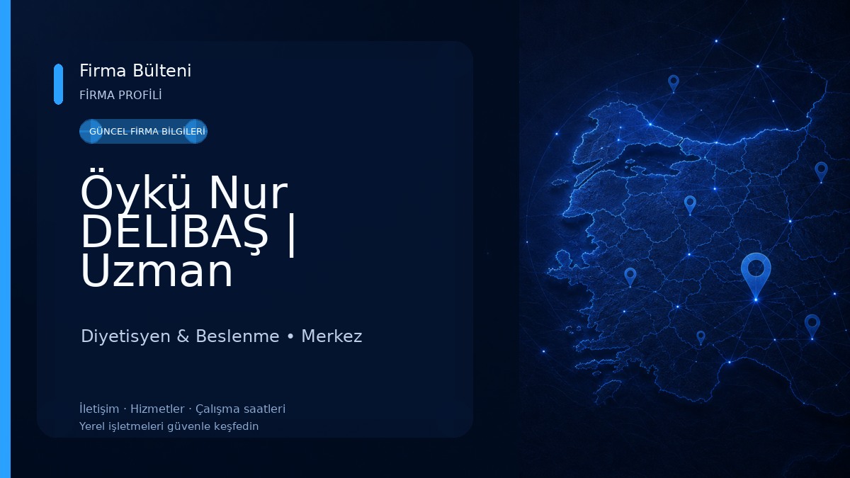 Öykü Nur DELİBAŞ | Uzman Diyetisyen Diyetisyen & Beslenme