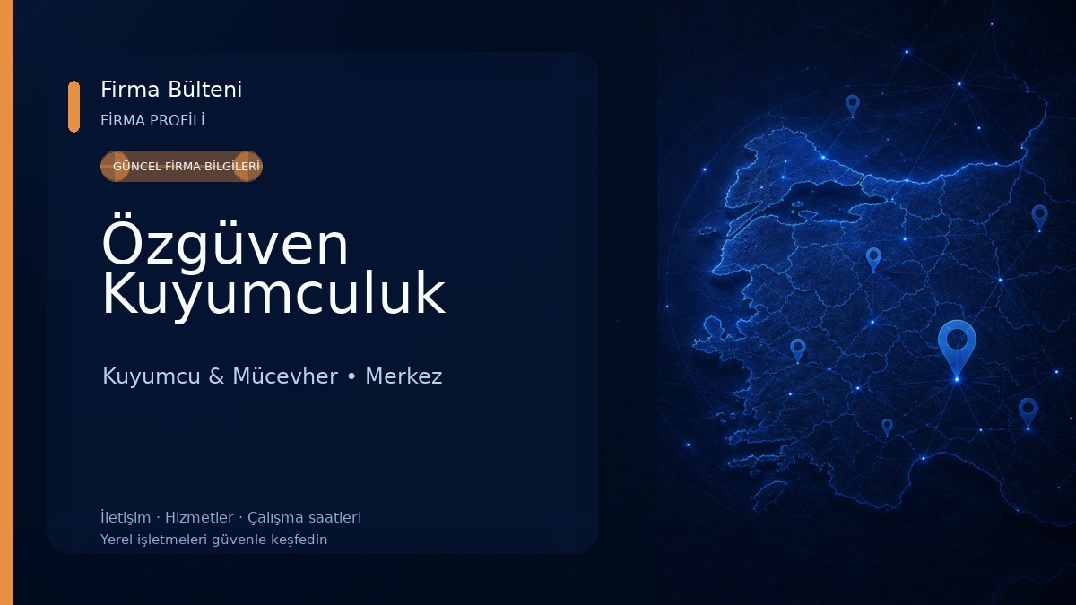 Özgüven Kuyumculuk Kuyumcu & Mücevher