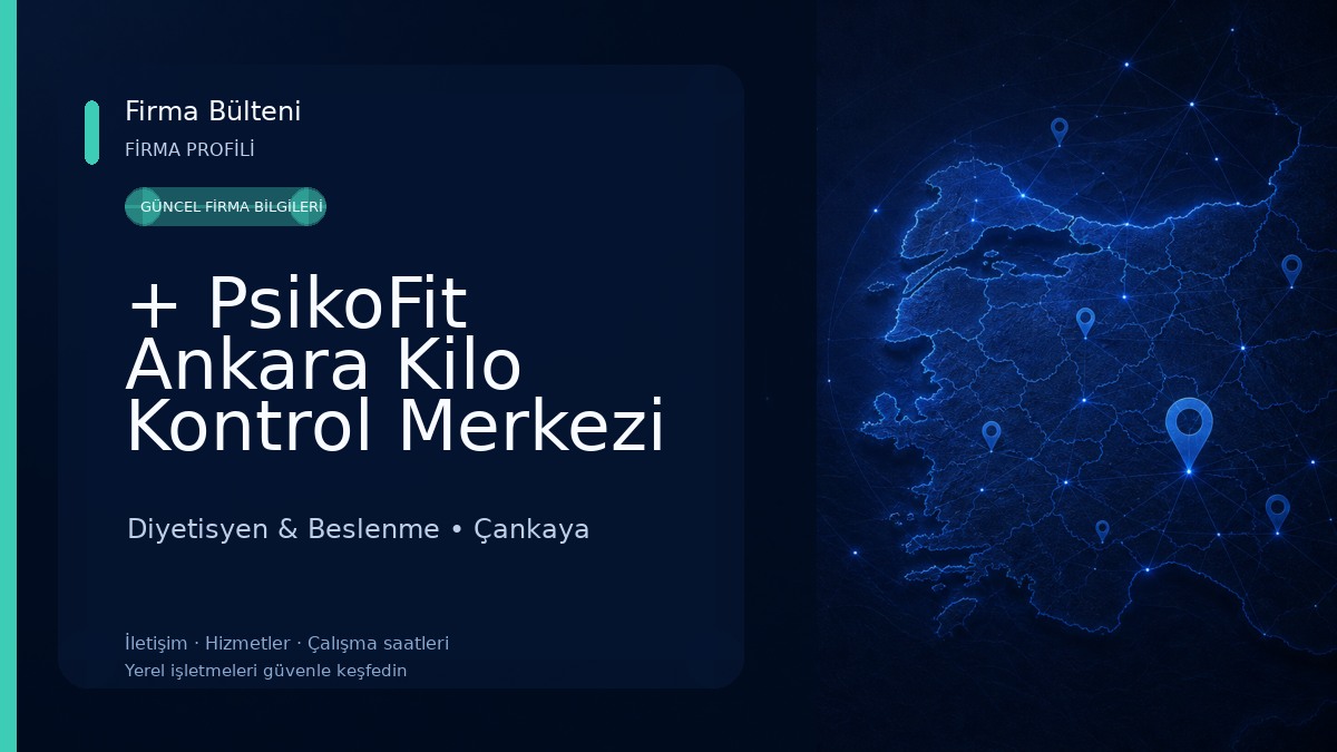 + PsikoFit Ankara Kilo Kontrol Merkezi \ Ücretsiz Ön Görüşme Diyetisyen & Beslenme