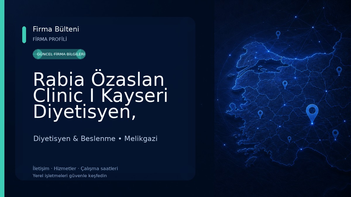 Rabia Özaslan Clinic I Kayseri Diyetisyen, Lipödem, Bölgesel İncelme Diyetisyen & Beslenme