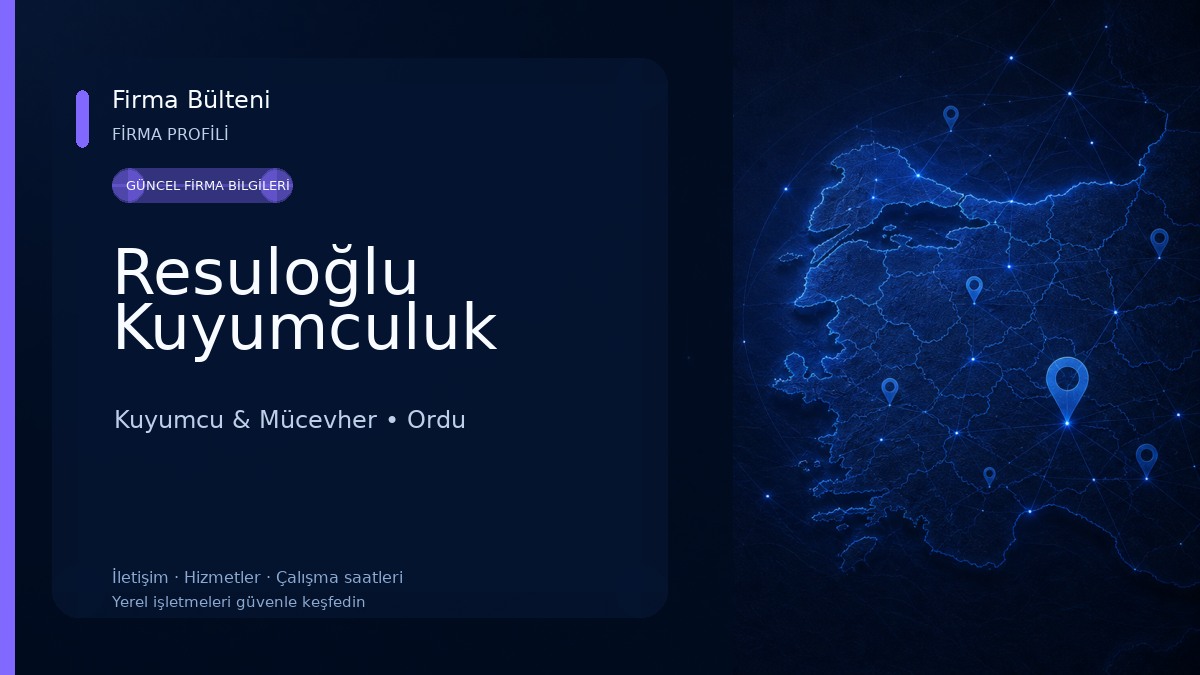 Resuloğlu Kuyumculuk Kuyumcu & Mücevher