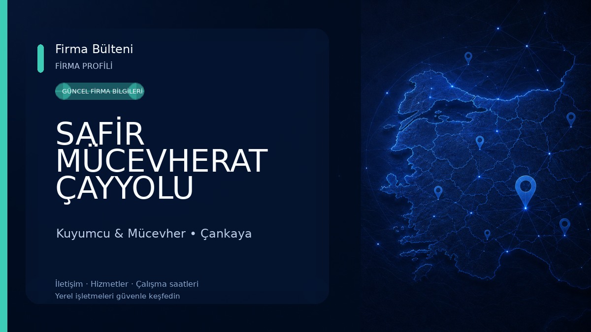SAFİR MÜCEVHERAT ÇAYYOLU