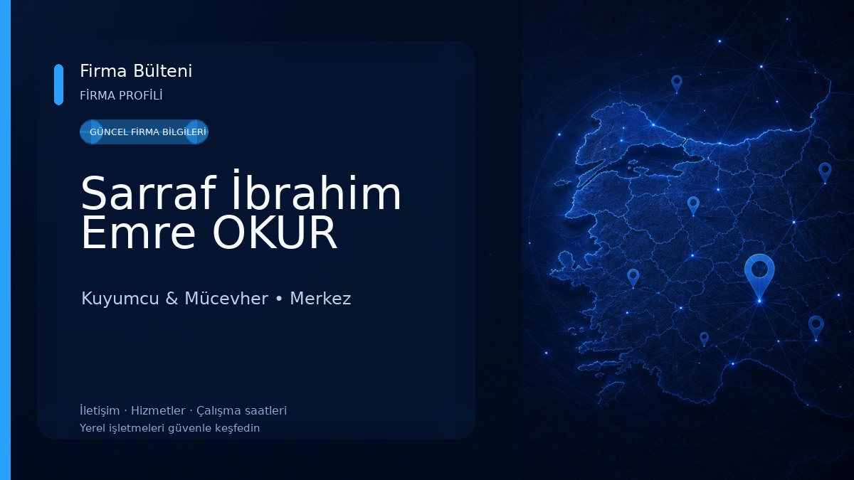 Sarraf İbrahim Emre OKUR Kuyumcu & Mücevher
