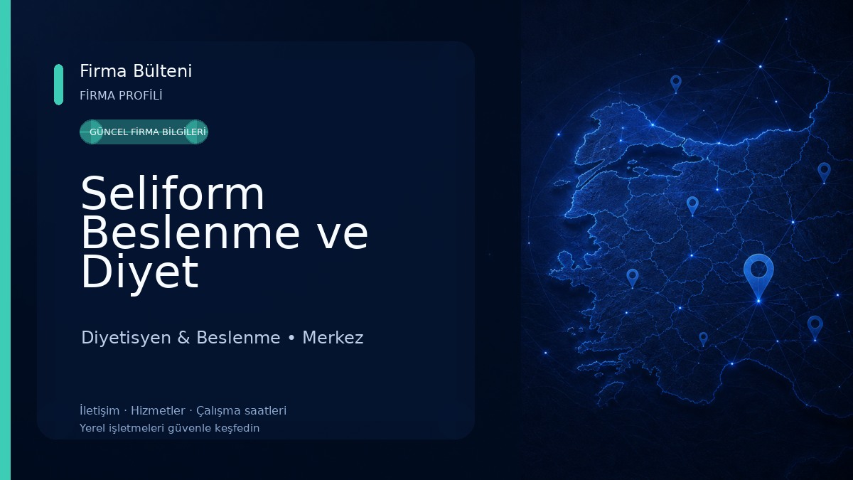Seliform Beslenme ve Diyet Danışmalığı Merkezi Diyetisyen & Beslenme