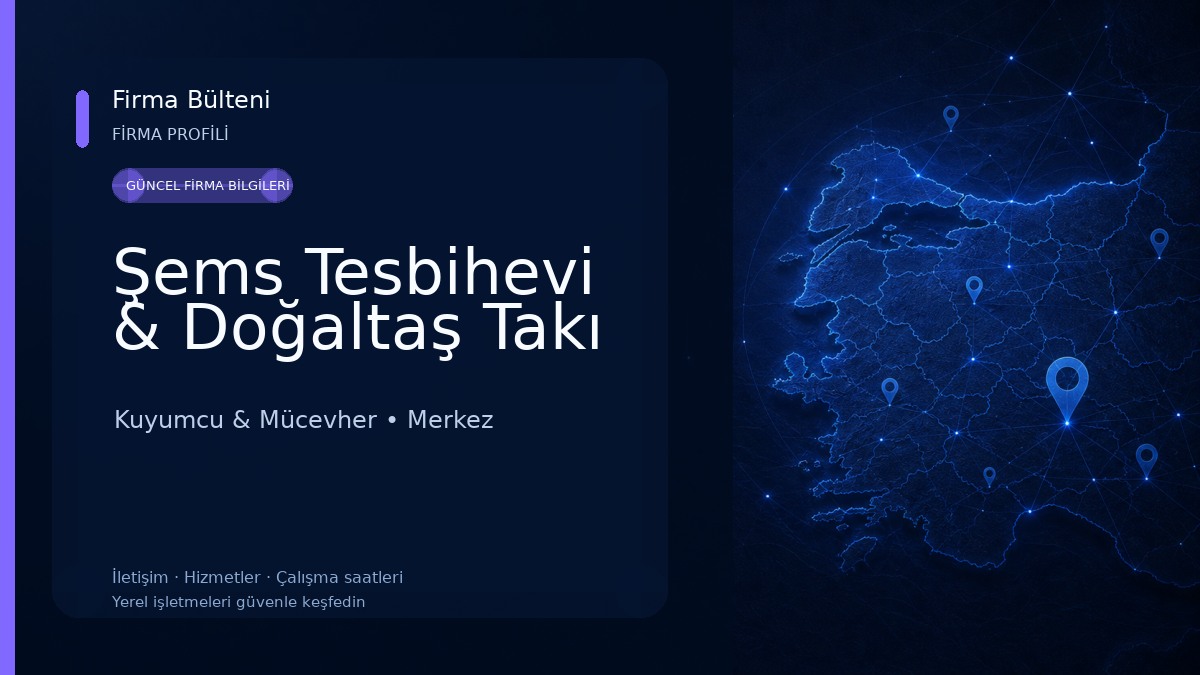 Şems Tesbihevi & Doğaltaş Takı Kuyumcu & Mücevher