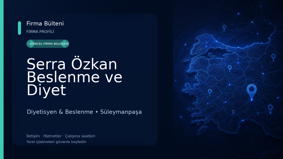 Serra Özkan Beslenme ve Diyet Danışmanlığı Diyetisyen & Beslenme