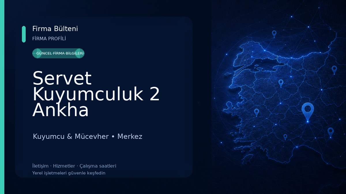 Servet Kuyumculuk 2 Ankha Kuyumcu & Mücevher
