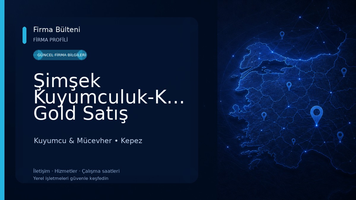 Şimşek Kuyumculuk-Koçak Gold Satış Noktası Kuyumcu & Mücevher