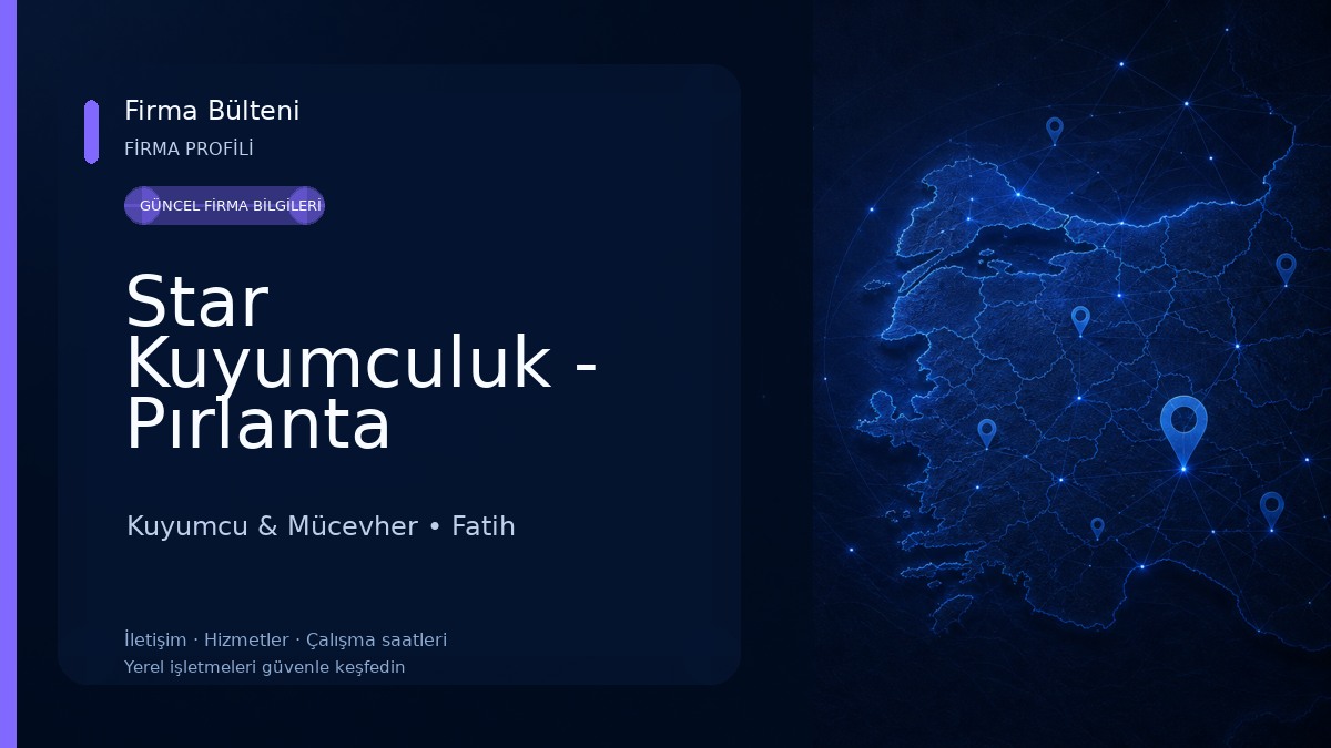 Star Kuyumculuk - Pırlanta Mücevher Üreticisi 