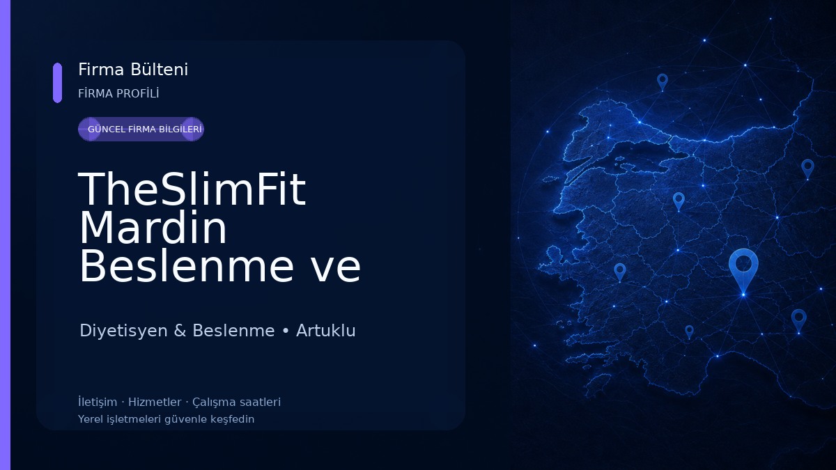 TheSlimFit Mardin Beslenme ve Diyet Kliniği Diyetisyen & Beslenme