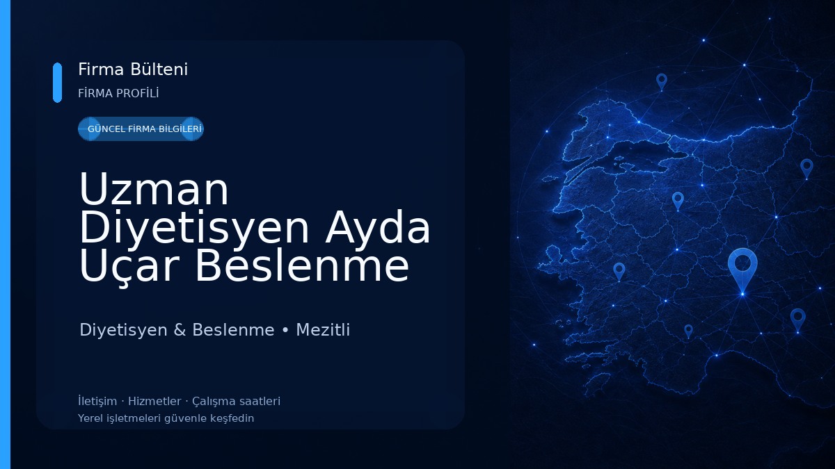 Uzman Diyetisyen Ayda Uçar Beslenme & Diyet Danışmanlığı Diyetisyen & Beslenme