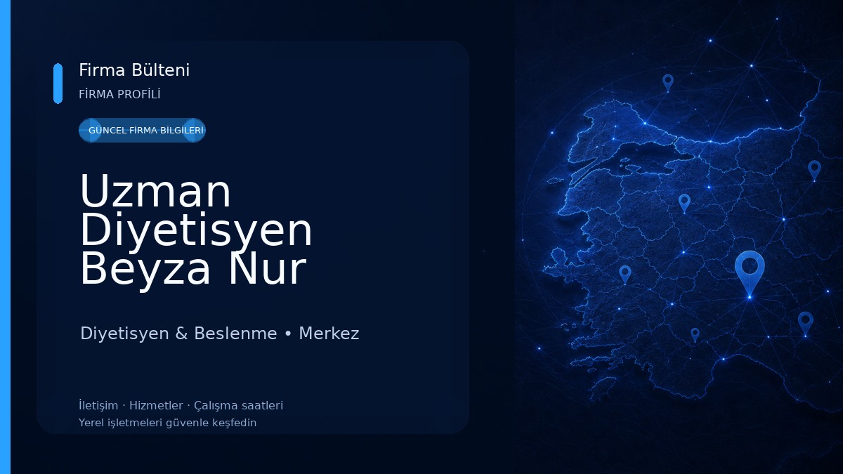 Uzman Diyetisyen Beyza Nur Bişkin Diyetisyen & Beslenme