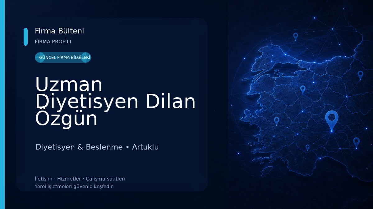 Uzman Diyetisyen Dilan Özgün Beslenme ve Diyet Merkezi Diyetisyen & Beslenme