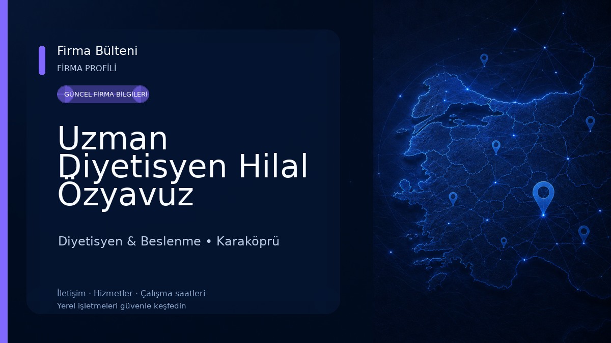 Uzman Diyetisyen Hilal Özyavuz