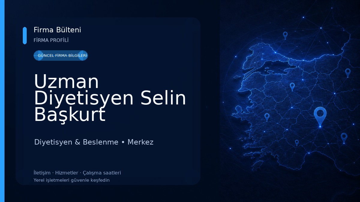 Uzman Diyetisyen Selin Başkurt