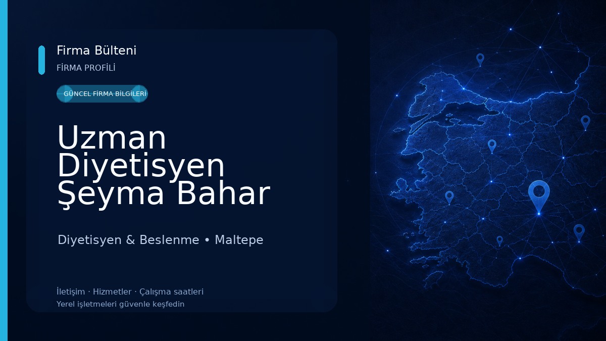 Uzman Diyetisyen Şeyma Bahar Diyetisyen & Beslenme