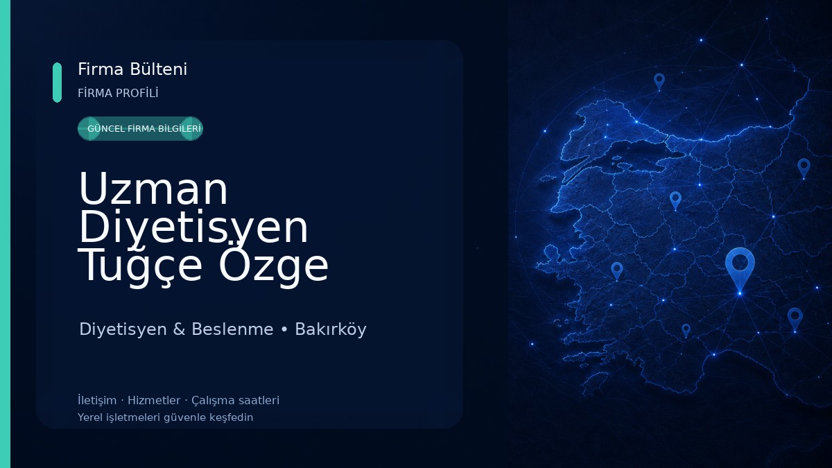 Uzman Diyetisyen Tuğçe Özge Özyön , Bakırköy Diyetisyen Diyetisyen & Beslenme