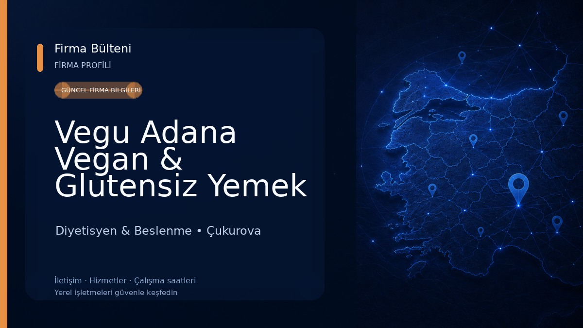 Vegu Adana Vegan & Glutensiz Yemek Servisi Diyetisyen & Beslenme