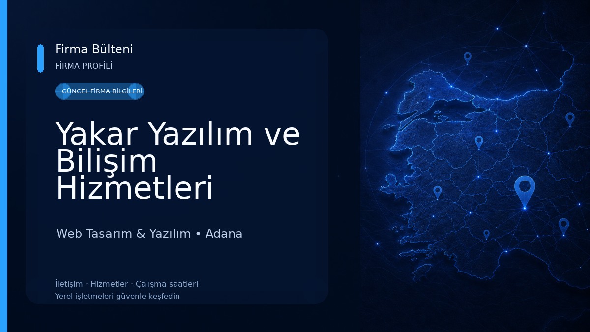 Yakar Yazılım ve Bilişim Hizmetleri
