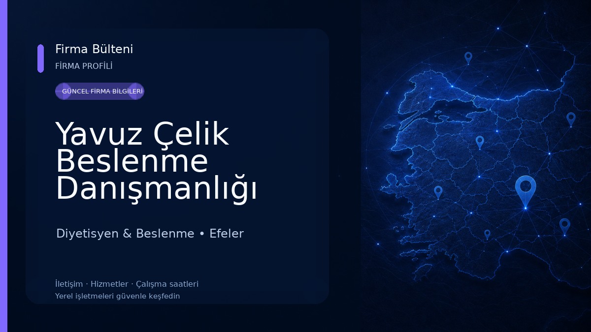 Yavuz Çelik Beslenme Danışmanlığı Aydın Diyetisyen & Beslenme