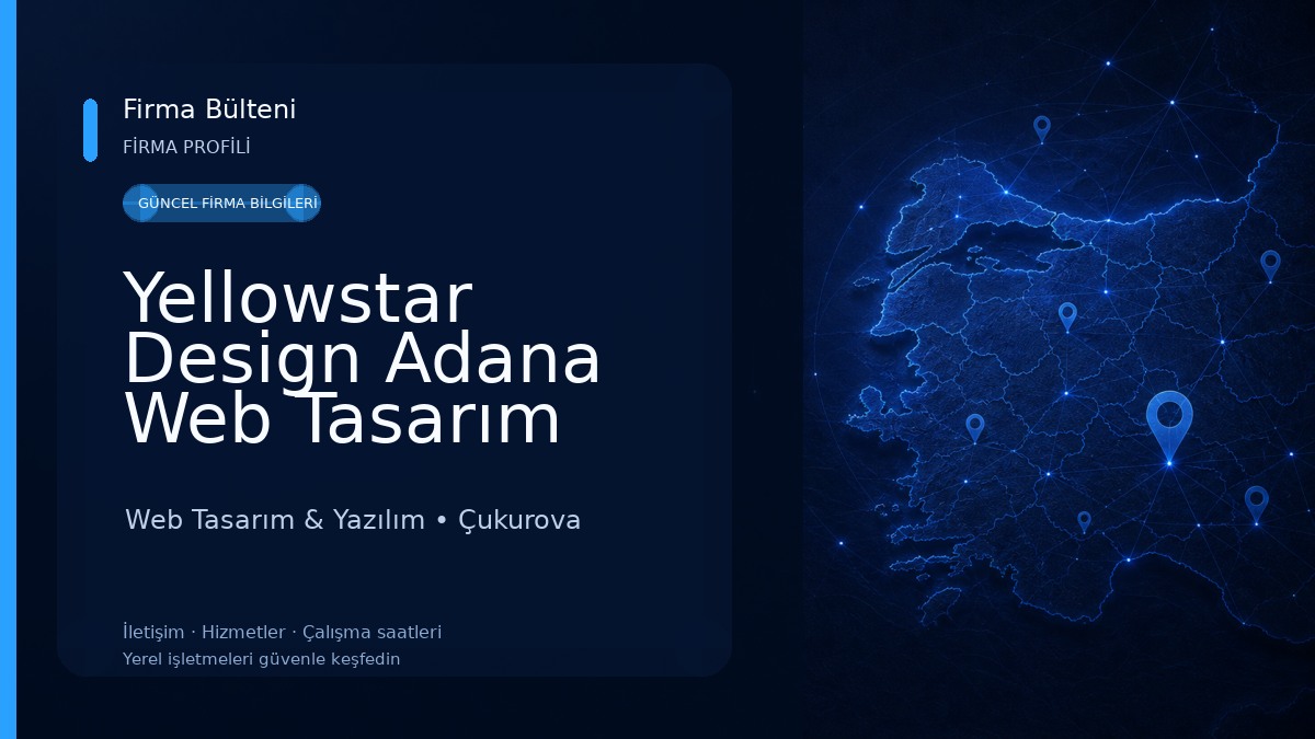 Yellowstar Design Adana Web Tasarım Web Tasarım & Yazılım
