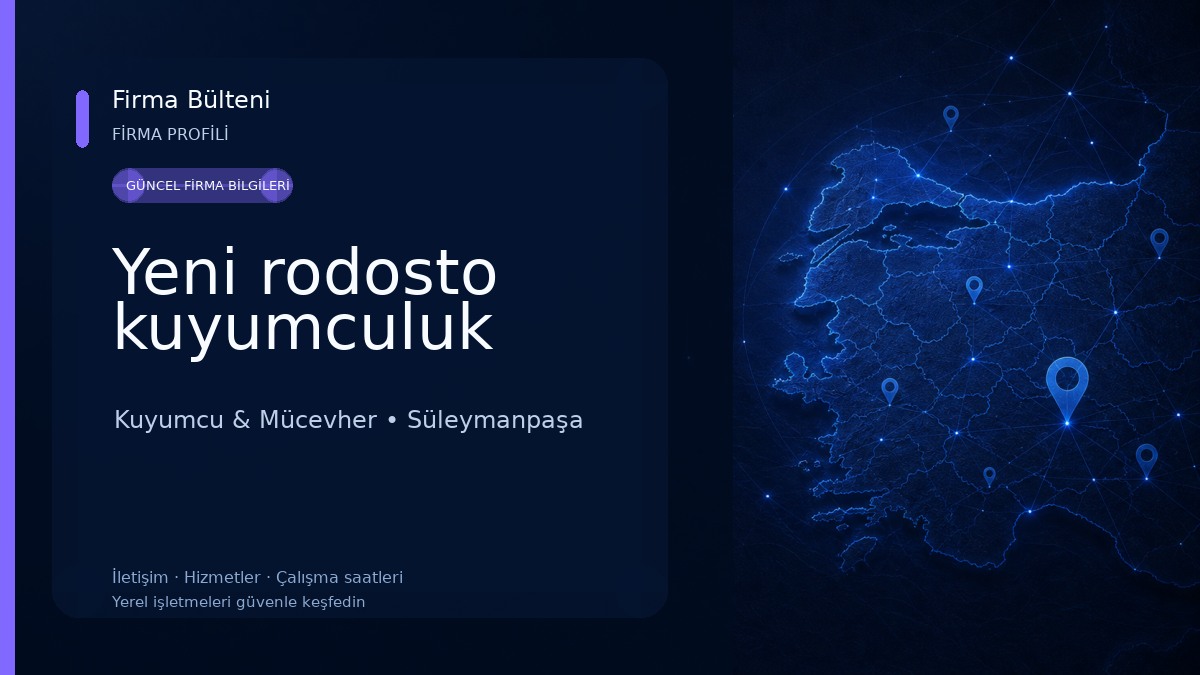 Yeni rodosto kuyumculuk 