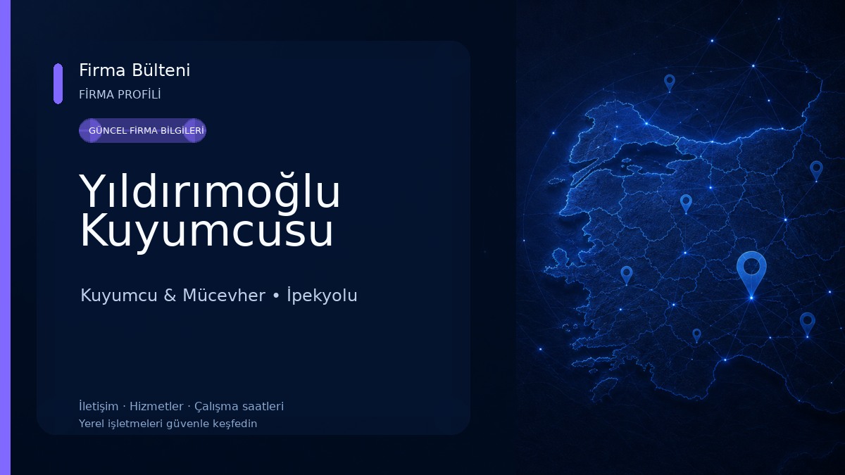 Yıldırımoğlu Kuyumcusu Kuyumcu & Mücevher